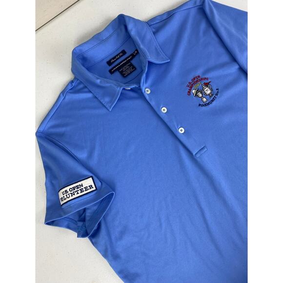 Women Ralph Lauren Golf 2014 US Open Volunteer performance polo shirt L - Picture 3 of 6